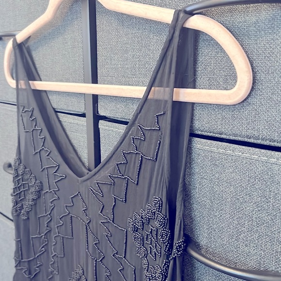 ▪️ TRUE RELIGION ▪️ Beaded Sheer Blouse - Picture 4 of 10